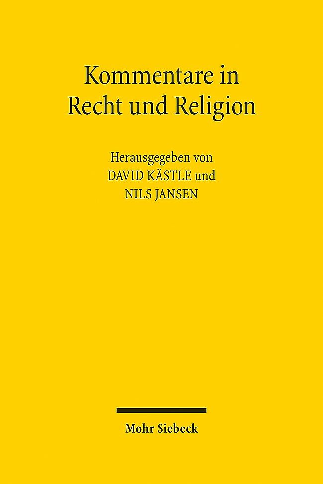 Kommentare in Recht und Religion