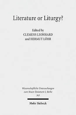 E-Book (pdf) Literature or Liturgy? von Clemens Leonhard