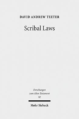 E-Book (pdf) Scribal Laws von David Andrew Teeter