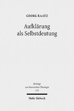 E-Book (pdf) Aufklärung als Selbstdeutung von Georg Raatz