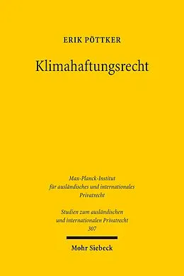 E-Book (pdf) Klimahaftungsrecht von Erik Pöttker