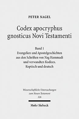 E-Book (pdf) Codex apocryphus gnosticus Novi Testamenti von Peter Nagel
