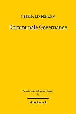 E-Book (pdf) Kommunale Governance von Helena Lindemann