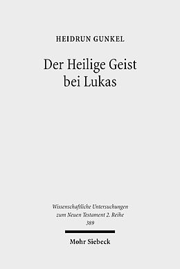 E-Book (pdf) Der Heilige Geist bei Lukas von Heidrun Gunkel