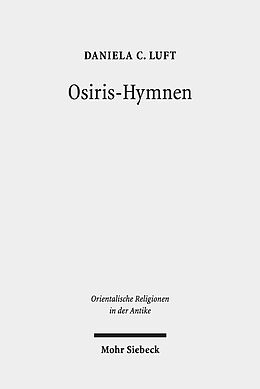 Leinen-Einband Osiris-Hymnen von Daniela C. Luft