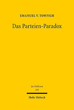 E-Book (pdf) Das Parteien-Paradox von Emanuel V. Towfigh