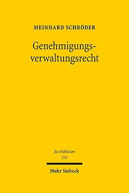 E-Book (pdf) Genehmigungsverwaltungsrecht von Meinhard Schröder