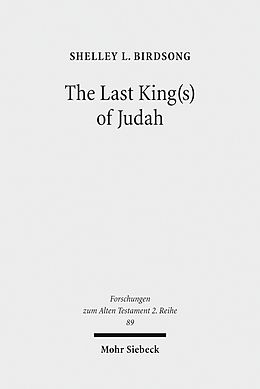 E-Book (pdf) The Last King(s) of Judah von Shelley L. Birdsong