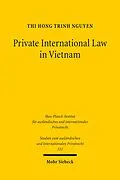 E-Book (pdf) Private International Law in Vietnam von Thi Hong Trinh Nguyen