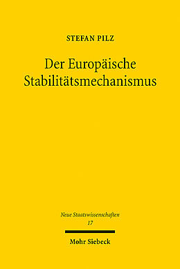 Kartonierter Einband Der Europäische Stabilitätsmechanismus von Stefan Pilz