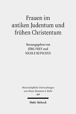 Kartonierter Einband Frauen im antiken Judentum und frühen Christentum von 
