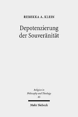 Kartonierter Einband Depotenzierung der Souveränität von Rebekka A. Klein