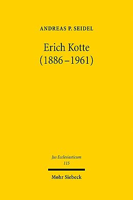 Leinen-Einband Erich Kotte (1886-1961) von Andreas P. Seidel