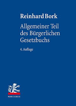 E-Book (pdf) Allgemeiner Teil des Bürgerlichen Gesetzbuchs von Reinhard Bork