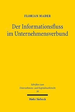 Leinen-Einband Der Informationsfluss im Unternehmensverbund von Florian Mader