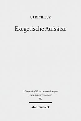 E-Book (pdf) Exegetische Aufsätze von Ulrich Luz