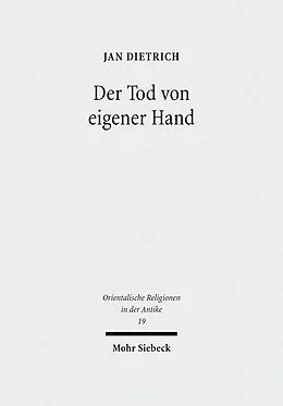 E-Book (pdf) Der Tod von eigener Hand von Jan Dietrich