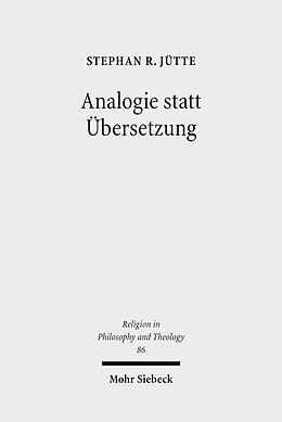 E-Book (pdf) Analogie statt Übersetzung von Stephan R. Jütte