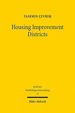 Kartonierter Einband Housing Improvement Districts von Yasemin Çevrim
