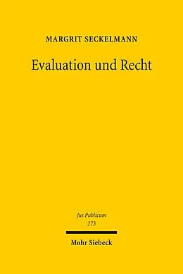 E-Book (pdf) Evaluation und Recht von Margrit Seckelmann
