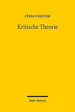 E-Book (pdf) Kritische Theorie von Stefan Breuer