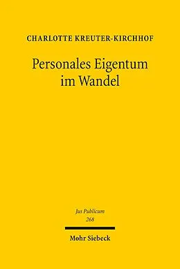 E-Book (pdf) Personales Eigentum im Wandel von Charlotte Kreuter-Kirchhof