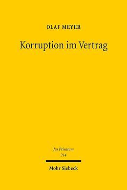 E-Book (pdf) Korruption im Vertrag von Olaf Meyer
