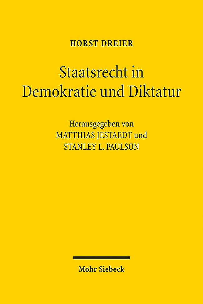 Staatsrecht in Demokratie und Diktatur