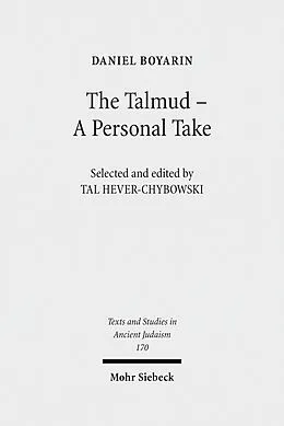 E-Book (pdf) The Talmud - A Personal Take von Daniel Boyarin