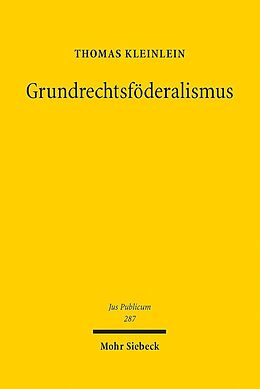 E-Book (pdf) Grundrechtsföderalismus von Thomas Kleinlein