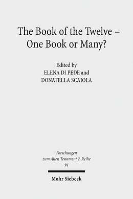E-Book (pdf) The Book of the Twelve - One Book or Many? von 