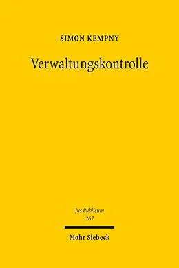 E-Book (pdf) Verwaltungskontrolle von Simon Kempny