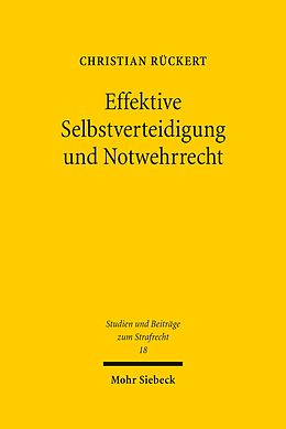 E-Book (pdf) Effektive Selbstverteidigung und Notwehrrecht von Christian Rückert