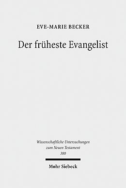 E-Book (pdf) Der früheste Evangelist von Eve-Marie Becker