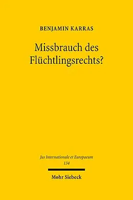 E-Book (pdf) Missbrauch des Flüchtlingsrechts? von Benjamin Karras
