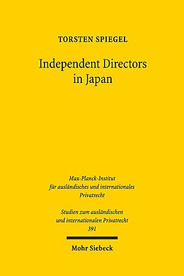Kartonierter Einband Independent Directors in Japan von Torsten Spiegel