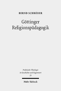 Kartonierter Einband Göttinger Religionspädagogik von Bernd Schröder