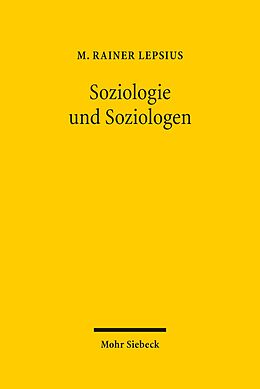 E-Book (pdf) Soziologie und Soziologen von M. Rainer Lepsius