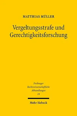 E-Book (pdf) Vergeltungsstrafe und Gerechtigkeitsforschung von Matthias Müller