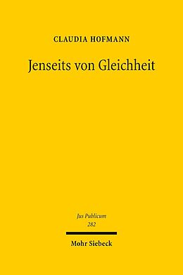 E-Book (pdf) Jenseits von Gleichheit von Claudia Hofmann