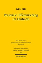 E-Book (pdf) Personale Differenzierung im Kaufrecht von Lydia Beil