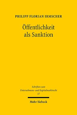 E-Book (pdf) Öffentlichkeit als Sanktion von Philipp Florian Irmscher