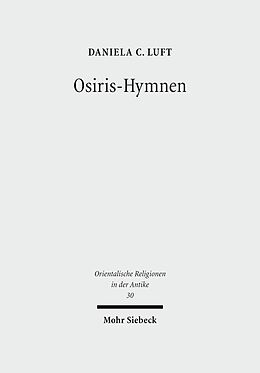 E-Book (pdf) Osiris-Hymnen von Daniela C. Luft