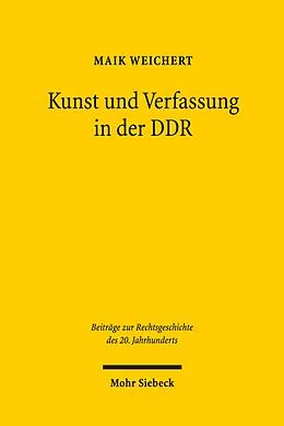 E-Book (pdf) Kunst und Verfassung in der DDR von Maik Weichert