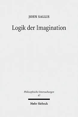 E-Book (pdf) Logik der Imagination von John Sallis