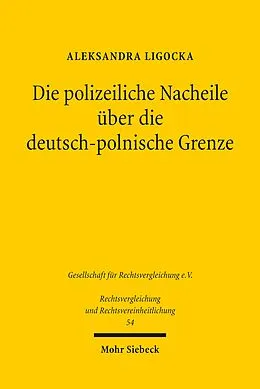E-Book (pdf) Die polizeiliche Nacheile über die deutsch-polnische Grenze von Aleksandra Ligocka