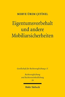 E-Book (pdf) Eigentumsvorbehalt und andere Mobiliarsicherheiten von Merve Ürem Çetinel