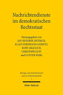 E-Book (pdf) Nachrichtendienste im demokratischen Rechtsstaat von 