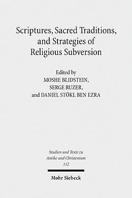 eBook (pdf) Scriptures, Sacred Traditions, and Strategies of Religious Subversion de 