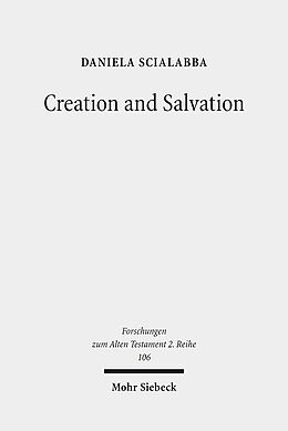 Kartonierter Einband Creation and Salvation von Daniela Scialabba